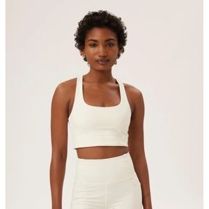 Girlfriend Collective Paloma Bra in Ivory